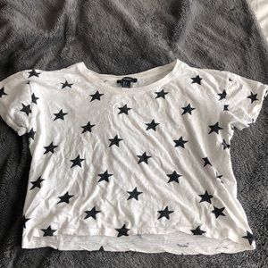 Star print cropped T-shirt from Forever 21.